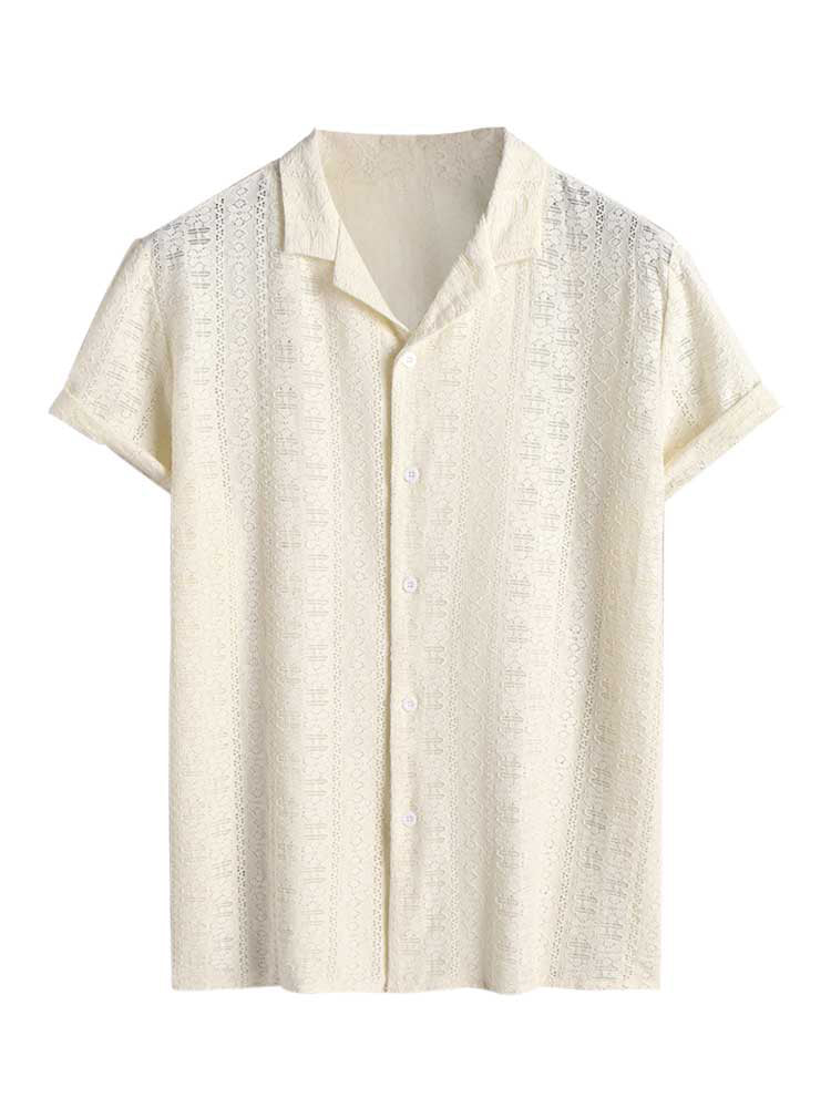 Arnaud Lace Short Sleeve Shirt